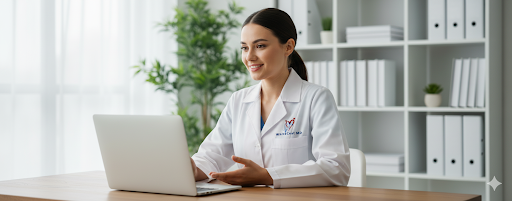 Telehealth consultation with WhiteCoat MD doctor